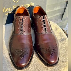 Allen Edmonds Weybridge Men's Brown Leather Dress Shoes Sz 11.5D Made USA 🇺🇸